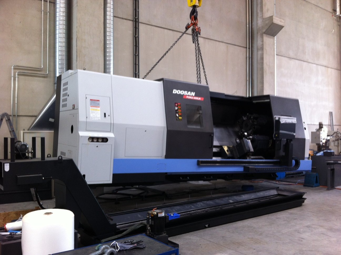 Second Hand Doosan CNC Lathe - Dismatle & Loading | Asset-Trade