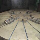 RAFAMET Karuselldrehmaschine 3500x1900mm mit Siemens Steuerung