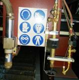 Used HYPERTERM HPR 130 + Oxy-Fuel Cut Harris 4 x 8 m   CNC Plasma Cutting Machin