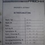 Used FRECH DAK 200 H  Cold Chamber Die-Casting machine