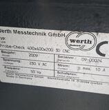 Gebrauchte WERTH Probe-Check 400x400x200 3 D CNC| Asset-Trade