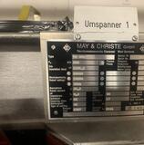 Second hand May & Christe GmbH DG 806-10 R 10kV 400V Dyn5 Build 1987 2500 kg