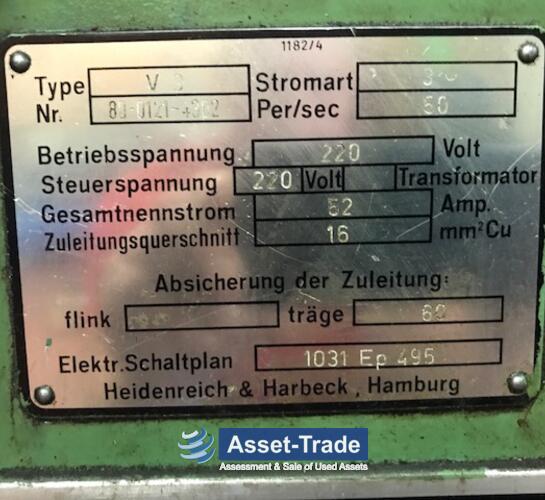 Used VDF Heidenreich & HARBECK V 3 Lathe for Sale | Asset-Trade