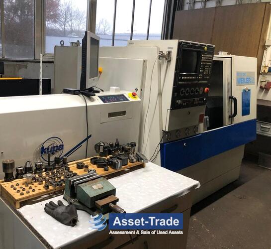 Second Hand WEILER DZ32 CNC lathes with KUPA bar feeder LM 1000 for sale | Asset-Trade