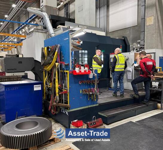 Second Hand YOU JI VTL-2500 ATC + C  - CNC Carousel lathe for Sale cheep