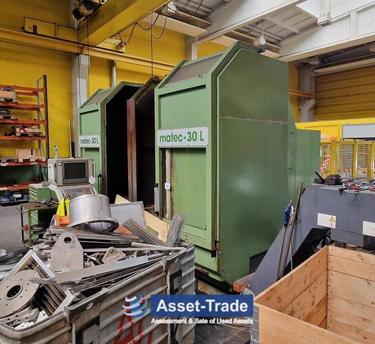 Second Hand 3-Axis CNC Machining Center Matec 30L with Heidenhain Control and Pendulum Mode for sale | Asset-Trade