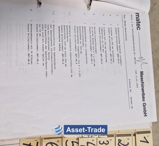 Preiswerte 3-Achs CNC-Bearbeitungszentrum Matec 30L mit Heidenhain Steuerung und Pendelbetrieb kaufen | Asset-Trade