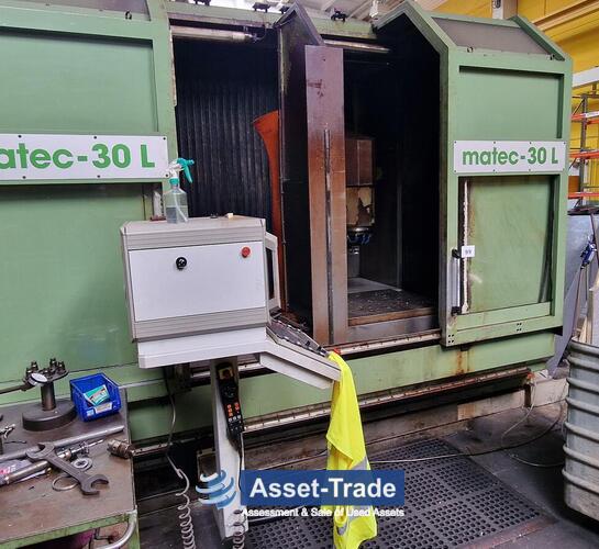 Second Hand 3-Axis CNC Machining Center Matec 30L with Heidenhain Control and Pendulum Mode for sale | Asset-Trade