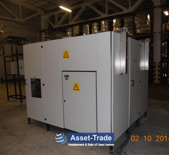 Plant for producing PET bottles from molds SOK-PF-2/2