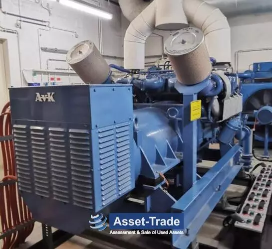 Second Hand MTU 6V 396 TC 42 with AvK DKBN80/500-4TS Generator 500 kVA for Sale | Asset-Trade