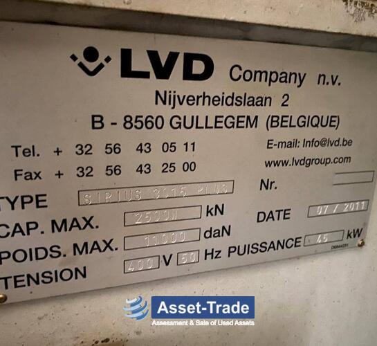 Günstige LVD Sirius Plus 3015 2.5kw Laserschneidmaschine kaufen | Asset-Trade