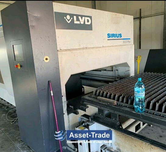 Second Hand LVD Sirius Plus 3015 2.5kw laser cutting machine for sale | Asset-Trade