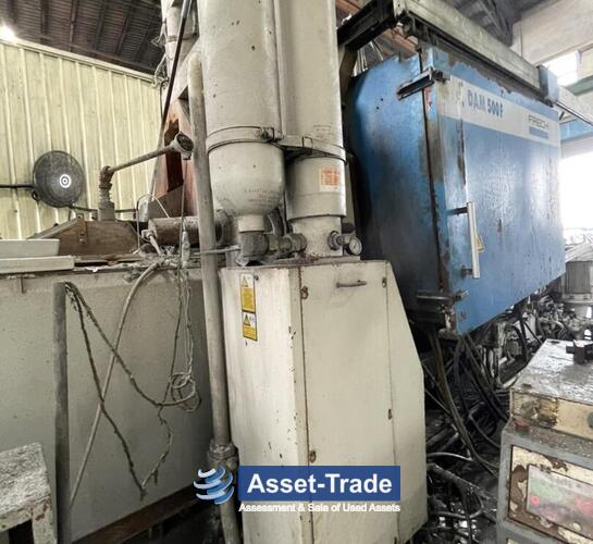 Second hand FRECH DAM500F hot chamber die casting machine