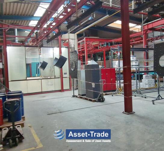 Second hand EISENMANN Powder- & Paintingline with modernised Controls for sale