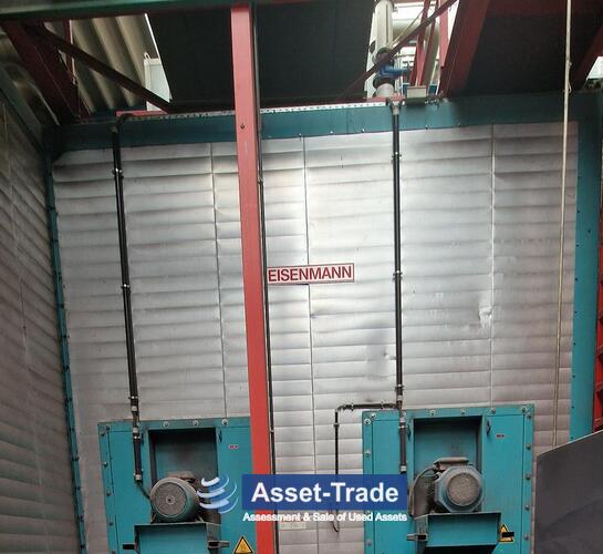 Second hand EISENMANN Powder- & Paintingline with modernised Controls for sale