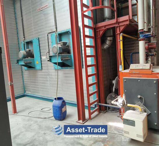 Second hand EISENMANN Powder- & Paintingline with modernised Controls for sale