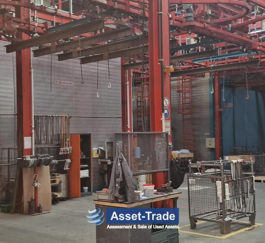 Second hand EISENMANN Powder- & Paintingline with modernised Controls for sale