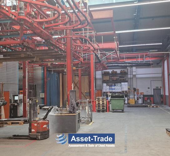 Second hand EISENMANN Powder- & Paintingline with modernised Controls for sale