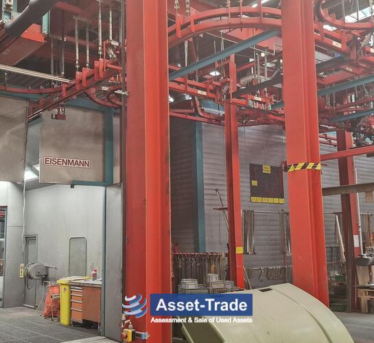 Second hand EISENMANN Powder- & Paintingline with modernised Controls for sale
