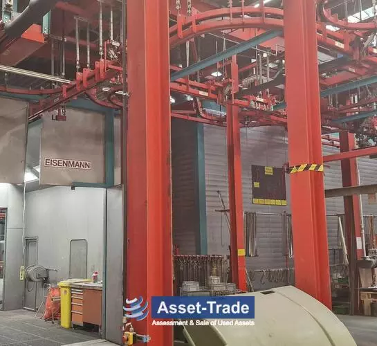 Second hand EISENMANN Powder- & Painting line with modernised Controls for sale from Germany