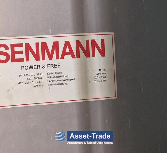 Second hand EISENMANN Powder- & Paintingline with modernised Controls for sale