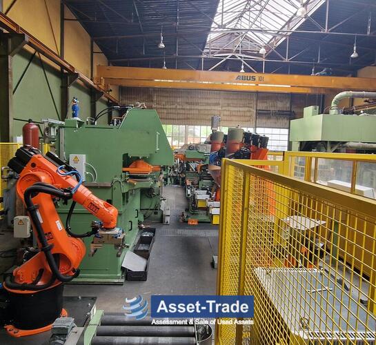 Preiswerte PKW-Felgen-Fertigungslinie – Komplette, automatisierte Anlage von Fontijne, Kuka & Georg günstig kaufen