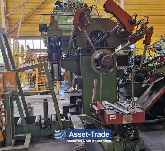 Second Hand Wheel Disc Production Line 2 with Erfurt 400t Press & Schleicher Coil Line for sale