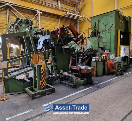 Second Hand Wheel Disc Production Line 2 with Erfurt 400t Press & Schleicher Coil Line for sale