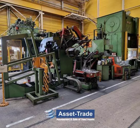 Second Hand Wheel Disc Production Line 2 with Erfurt 400t Press & Schleicher Coil Line for sale