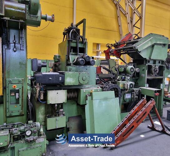 Second Hand Wheel Disc Production Line 2 with Erfurt 400t Press & Schleicher Coil Line for sale