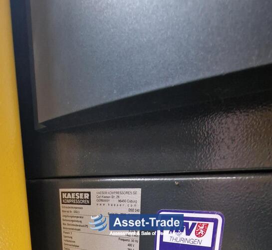 Second Hand Complete Kaeser Compressor Station (YOM 2019) with DSD240/205 & Sigma Air Manager 2 for Sale cheap | Asset-Trade