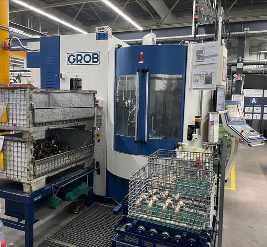 Second Hand GROB G350 5 Axis universal machining center for sale