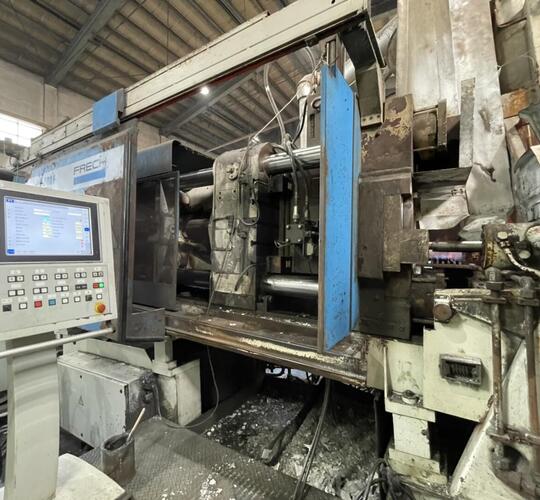 Second hand FRECH DAM500F hot chamber die casting machine