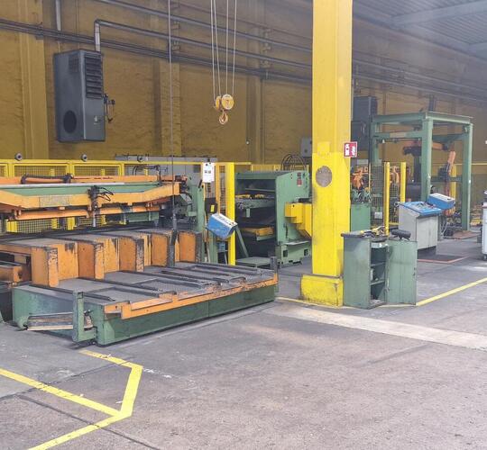 Second Hand Wheel Disc Production Line with Schirmer + Plate 16 MN Press & Schleicher Coil Line for sale